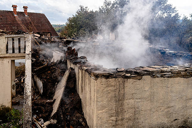 Professional Fire Damage Removal technician working in Severn, MD